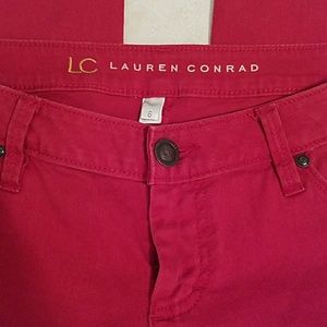 LC Lauren Conrad Jeans - LC Lauren Conrad Red Pencil Skinny jeans LC Lauren Conrad Jeans - LC Lauren Conrad Red Pencil Skinny jeans